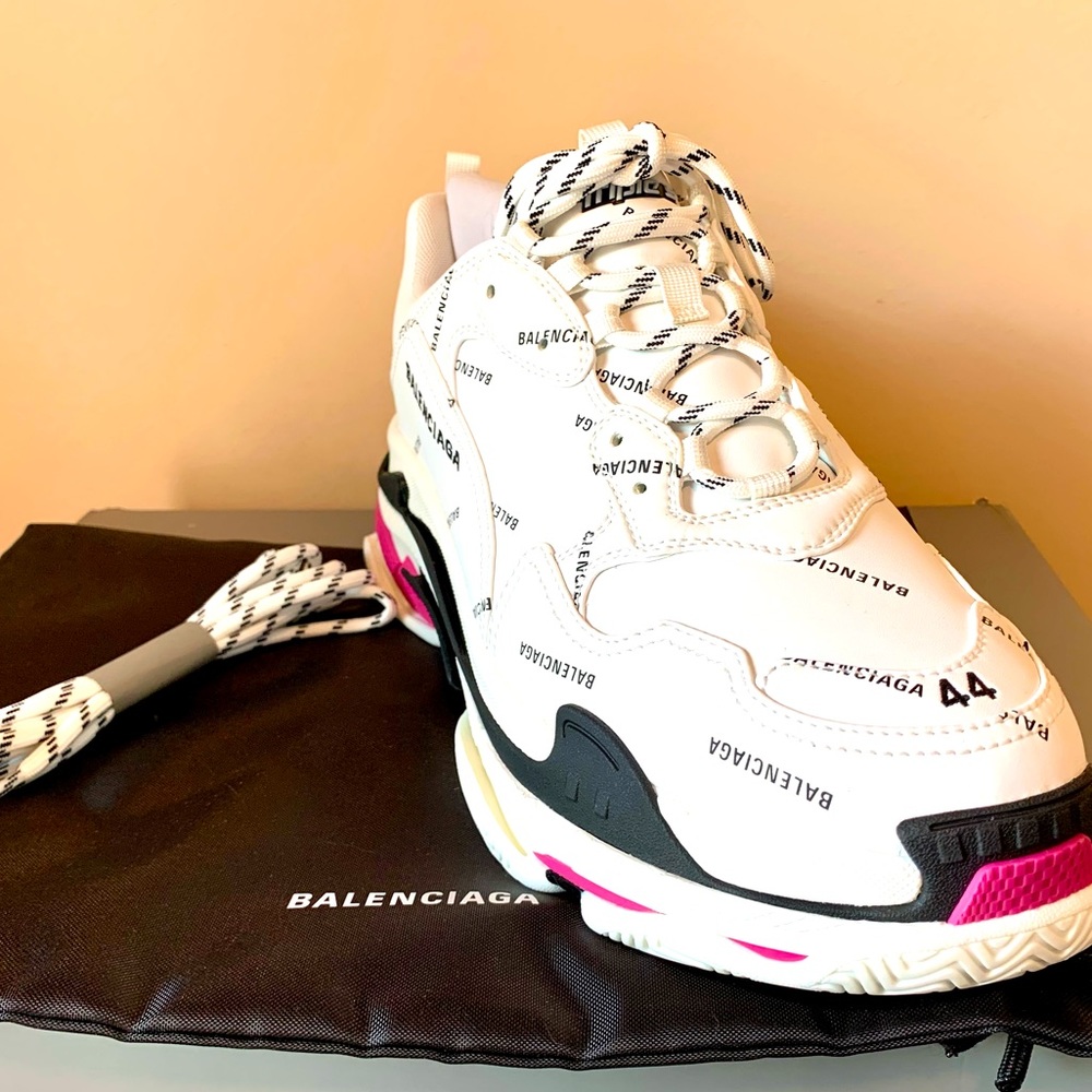 Balenciaga Triple S Allover Logo Sneakers